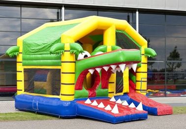 गार्डन के लिए छत पार्टी बाउंसर हाउस के साथ फैशन Inflatable कॉम्बो