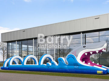 ग्रीष्मकालीन inflatable खेल के लिए टिकाऊ प्लेटो पीवीसी Tarpaulin Inflatable पानी स्लाइड
