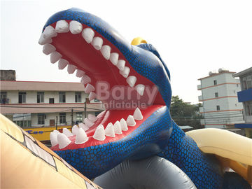 औद्योगिक वाणिज्यिक ग्रेड ड्रैगन बिग Inflatable जल स्लाइड 15 * 11 * 8 मीटर अनुकूलित